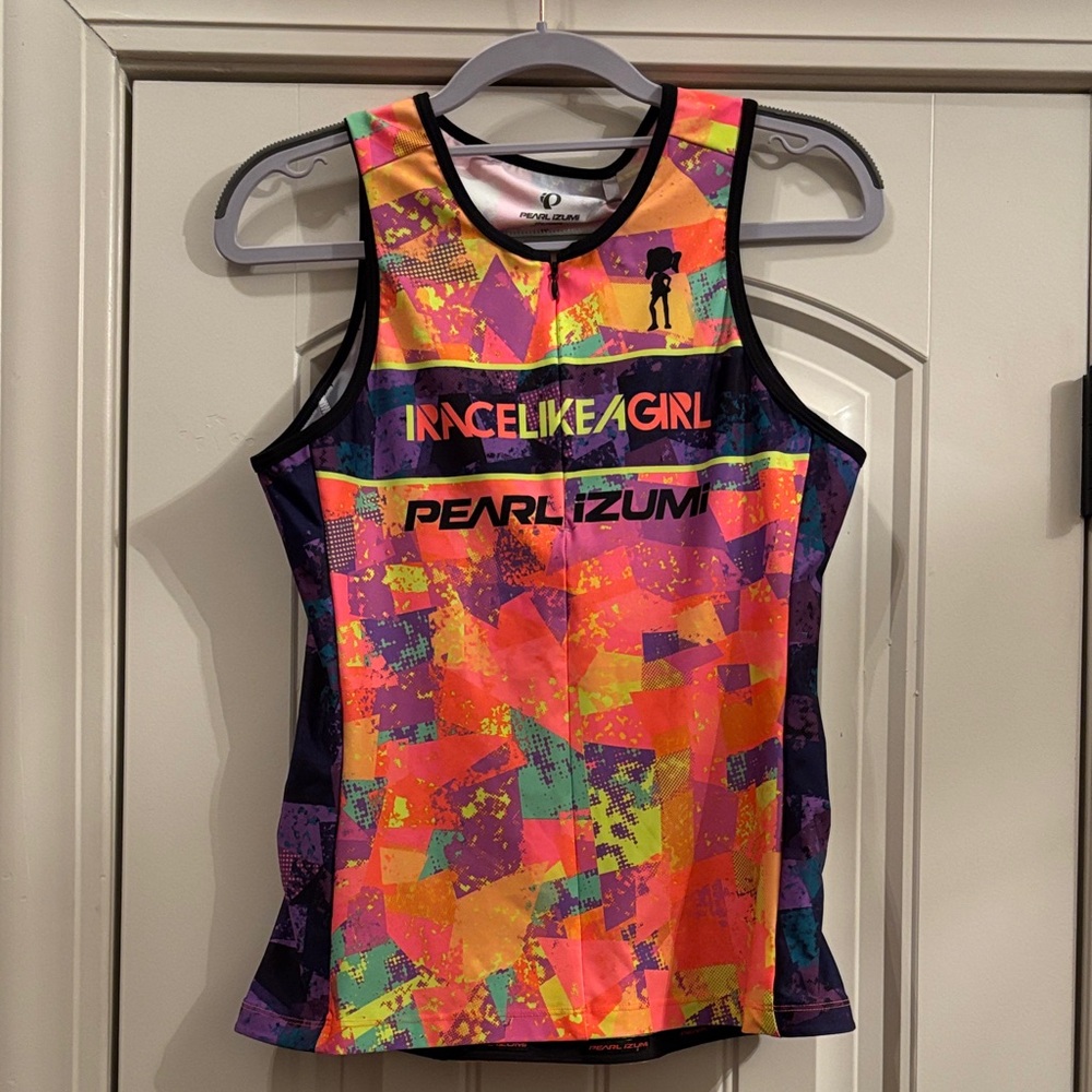 NWT XL Pearl Izumi Multicolor Race Tank